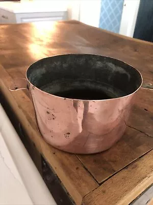 VINTAGE FRENCH Copper SOUFFLÉ Or Bain Marie Pan C.1920-40s • $199