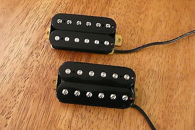 Humbucker Pickup Set Black Alnico 2 And 5 Magnets Vintage Tone 4 Conductor Wired • $36.99