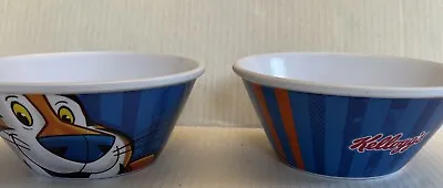 2 Kellogg's Frosted Flakes Melamine Bowl Pre-owned Tony The Tiger • £19.30