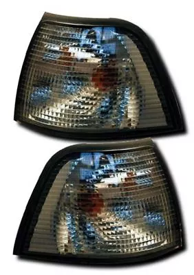 Bmw 3 Series E36 Saloon Compact Touring Smoked Front Indicators Repeaters • $41.62