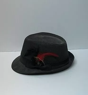 Gangster Fedora Black Hat Multiple Season Fabric • $14.99