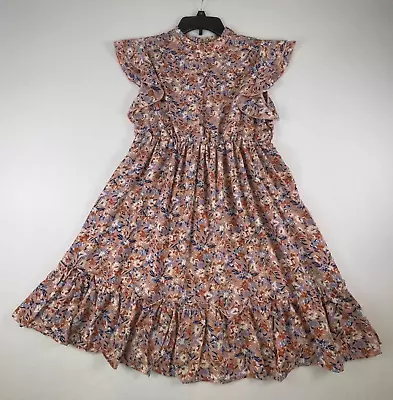 Shein Dress Small Sz 4 Floral Print Maternity Ruffle Flowy Romantic Cottage Core • $13.50