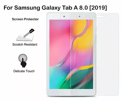 PET Clear/Tempered Glass Screen Protector For Samsung Galaxy Tab A 8.0 [2019] • $4.95