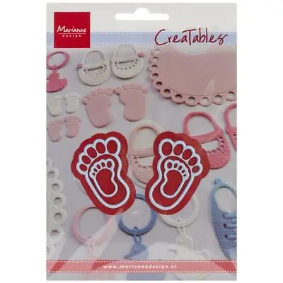 Marianne Design Creatables Dies CHOOSE: Feet Bib Rattles ~ DISCONTINUED • $7.96