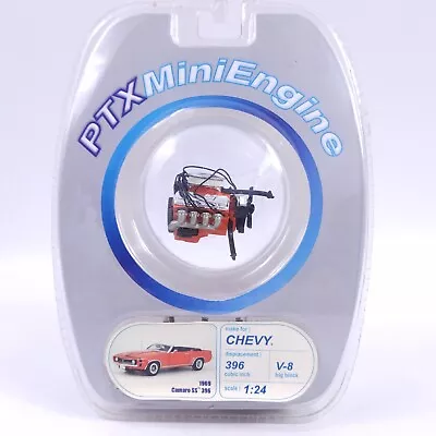 PTX MINI ENGINE 1969 Camaro SS 396 Big Block V-8 1:24 396 Cu Inch- NOS • $37.49