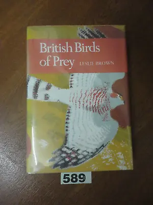 BRITISH BIRDS OF PREY No. 60 / Leslie Brown - Collins New Naturalist HB Book • £7.95