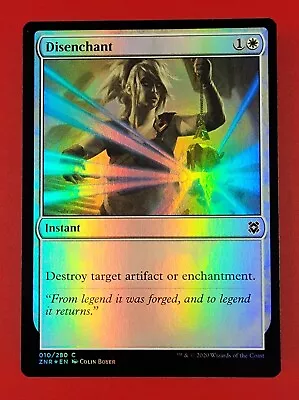 1x Disenchant | FOIL | Zendikar Rising | MTG Magic Cards • $2