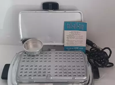 Vintage New Westinghouse Electric Sandwich Grill STC-54 Waffle Maker Grids 1955 • $69.99