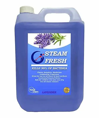 Steam Cleaning Fluid Suitable For All Machines - Lavender 5L • £12.64