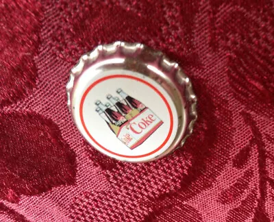 Vintage Coca Cola /Coke Coca Cola Bottle Top Cap Refrigerator/ Fridge Magnet • $14.99