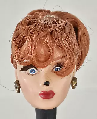 2002 BARBIE I LOVE LUCY Last Episode 114 - DOLL HEAD ONLY Red Hair Rooted Lashes • $13.45
