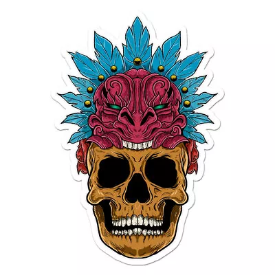 Tribal Mayan Incan Skull Vinyl Decal Sticker - Ebn11581 • $5.07