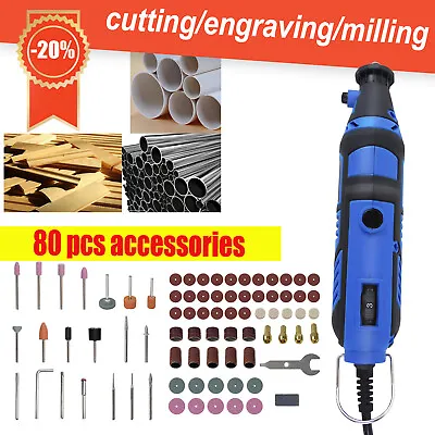 £22.05 • Buy Rotary Multi Tool Dremel Compatible Accessories Mini Drill Hobby 80pc Accessory 