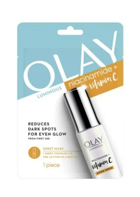 $8.90 • Buy OLAY Luminous Niacinamide + Vitamin C 1 Sheet Mask 