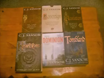 6 C.j. Sansom Paperback Books Joblot Bundle-revelationsovereignheartstone +3 • £3.99