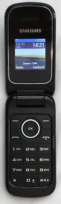 Samsung GT-E1190 Titan Gray Folding Clamshell 2G Basic Button Mobile Phone Boxed • £34.99