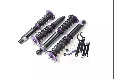 D2 Racing Mitsubishi Evo 7 8 9 RS Series 36-Step Adjustable Coilover Suspension • $1000