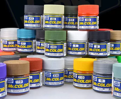 Gunze GSI Mr.Color Lacquer Paint C1~C609 (10ml) For Model Kit Multiple Choice • $5.99