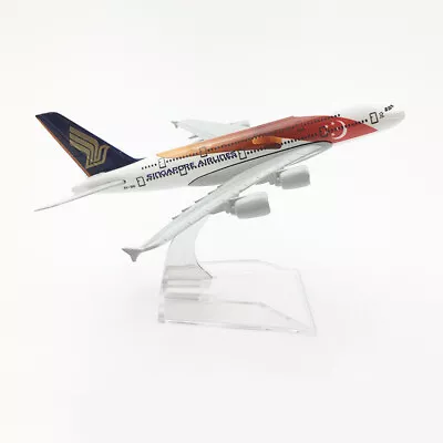 1/400 A380 Airlines SG50 Livery For Airbus Civil Airliner Aircraft Plane Model M • $12.99