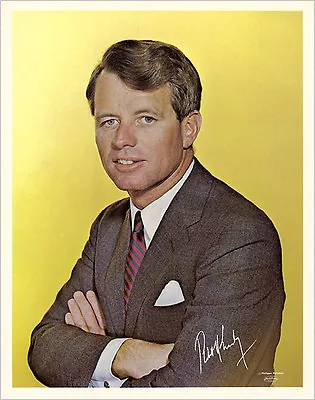 1968 Pre-Assassination Robert F. Kennedy Framing Picture Poster (1317) • $12.95