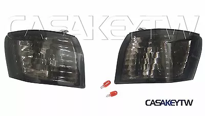 New Corner Chrome Smoked Lights For 1997 1998 1999 Nissan Silvia 240Sx S14 • $52