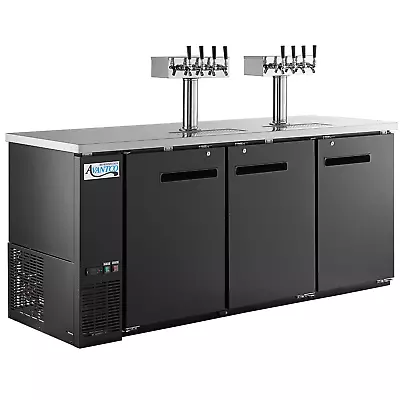 Kegerator / Beer Dispenser With 2 Quadruple Tap Towers (4) 1/2 Keg Capacity • $3343.21