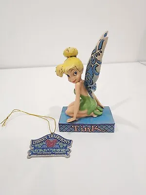 Jim Shore Pixie Pose - Tinker Bell Figurine Disney Traditions Retired (A9090) • $40