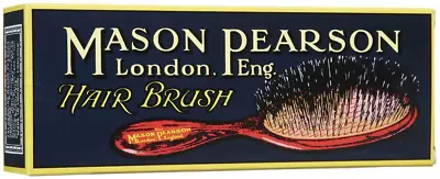 Mason Pearson B4 'Pocket Bristle' Hair Brush Dark Ruby -BRAND NEW! SEALED! • $79.99