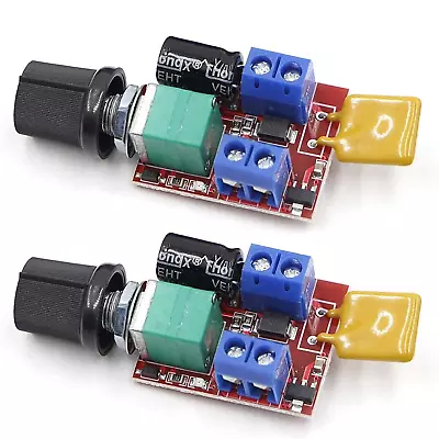 DC 3V 6V 12V 24V 35V 5A Motor Speed Controller PWM Speed Control Ultra Small LED • $14.70