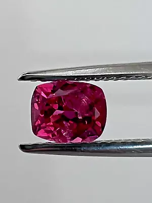 Alluring PINK SPINEL FROM MEHENGE  CUSHION 5.1X6.3 CTS- 1.17 . • $425