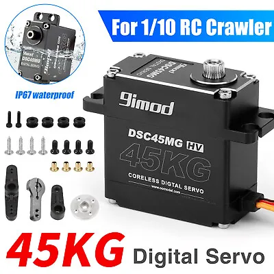 45KG 180° Digital Servo Motor High Torque Waterproof Metal Gear For 1/10 RC Car • $36.48