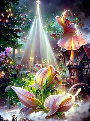 Premium  Diamond Art Painting 5D Painting Kits For Flower Town  • £4.90