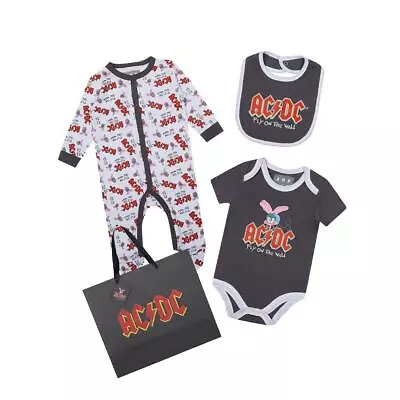 Amplified Baby Fly On The Wall AC/DC Babygrow Set GD1232 • £38.59