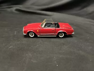 Vintage Tekno Mercedes-Benz 230 SL Conv. 1:43 Die Cast Denmark RED L12 • $16