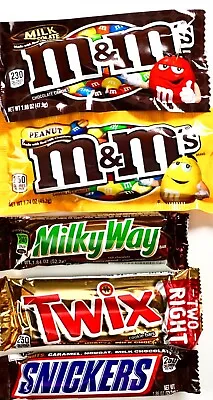 Mars Chocolate Candy Full-Size Bars Twix Snickers Milky Way M&M's Your Choice! • $13.58