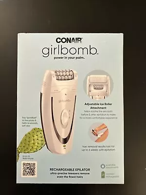 Conair Girlbomb Epilator Ice Roller Hair Removal New • $26.99