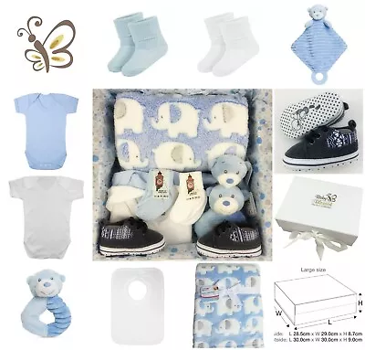 Luxury Baby Gift Hamper Baby Shower Gift New Baby Clothing Gift Box • £37.99