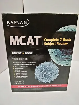 $50 • Buy Kaplan MCAT Complete 7-Book Subject Review Third Edition 
