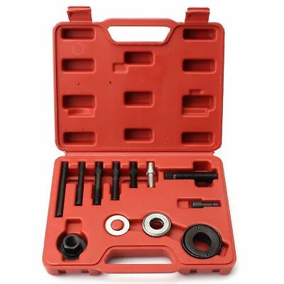 Pulley Puller Remover & Installer Kit Power Steering Pump Alternator Pulley 12PC • $31.22