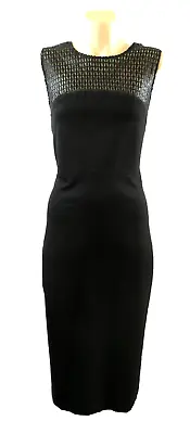 Roland Mouret Banana Republic Ladies Black Dress Work Party Stretch | Size 6 XXS • $27.95