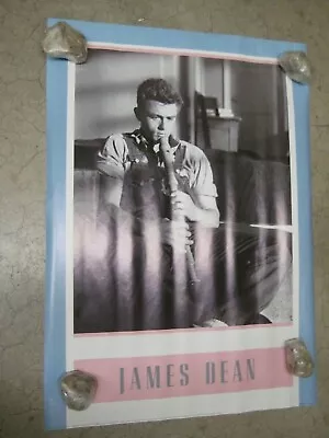 James Dean Poster Vintage 1987 Flute Malt Shop Icon C1377 • £38.61