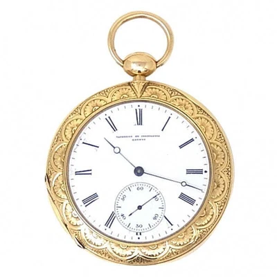 $4490 • Buy Vacheron Constantin Vintage 18k Yellow Gold Manual White Pocket Watch