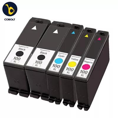 5 INK CARTRIDGE LM100 Fits For Lexmark S815 S605 S505 205 S305 S402 705 S602 • £9.99