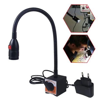 110V LED Magnetic Base Work Light Flexible Gooseneck Lathe For CNC Machine Lamp • $25.65