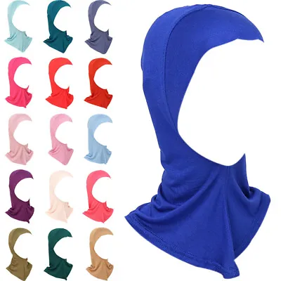 One Piece Amira Hijab Hats Women Muslim Turban Full Cover Wrap Ninja Headscarf • $6.22