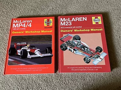 McLaren F1 MP4-4 & M23 Haynes Owners Workshop Manual Ayrton Senna James Hunt New • £100