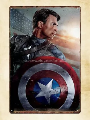 $18.95 • Buy Captain America The First Avenger Metal Tin Sign Home Decor Price