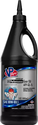 VP Racing 2895 Hi Performance API GL-5 80W90 Limited Slip Hypoid Gear Oil 1 Qt • $15.86