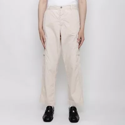 Murphy & Nye Vintage Multi Pocket Cargo Trousers - Beige Cream - Size W40 L32 • £19.99