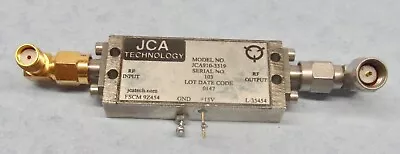 JCA Microwave Amplifier JCA910-3319 9 To 10 GHz Low Noise LNA 2 Ea SMA Elbows • $99.99